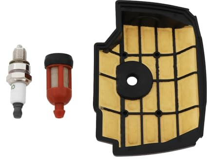 OTOTEC Kettensägen-Service-Kit Luftfilter CMR5H Zündkerze Kompatibel mit Stihl MS201T MS201
