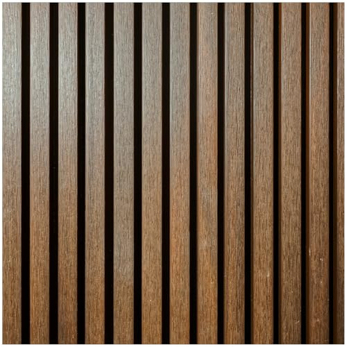 Wallario Memoboard aus Glas mit Motiv, Magnet-Tafel in 50 x 50 cm in Premium Qualität Holzlamellen in Braun