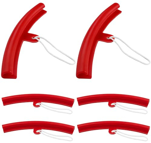 GGTTNRT 6Pcs Wheel Rim Protector Set, Tyre Change Guards for Alloy Wheels | Scratch-Proof Tool for Cars, Motorcycles, Bicycle, Lawn Mowers, Durable Plastic, Prevents Lever Damage, Easy Tyre Changes