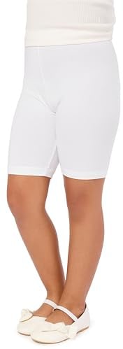 Merry Style Mädchen Kurze Leggings aus Viskose MS10-132 (Weiß, 134)