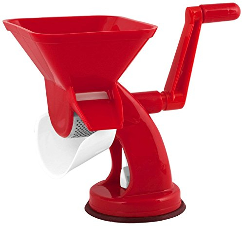 Pavi Passatutto Spremipomodoro Jolly Manuale in plastica con Retina in Acciaio Inossidabile