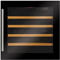 CDA 40 Bottle Integrated Wine Cooler Single Zone Tall - Black