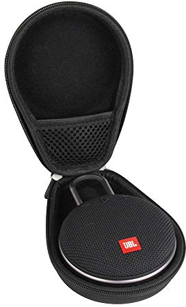 Hard Travel Case for JBL CLIP 3 Portable Bluetooth Wireless Speaker by Hermitshell (Black)