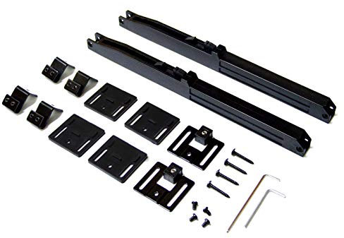 2PCS Lightweight Barn Door Soft Close Mechanism Spring Buffer Damper Upgarded Hole-Free Version Fit for Weight 33-77 Pounds Adjustable Barn-Door Stoppers (Upgraded Soft Close with Actuator Spacers)