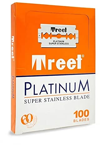100 Treet Platinum Rasierklingen