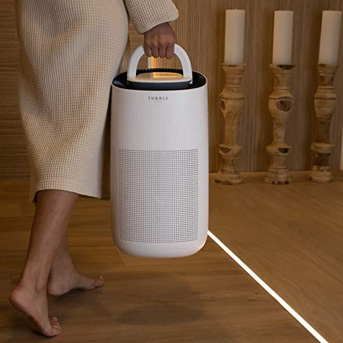 Tubble® Air Purifier Max Laser, True Hepa 360 ° filtro e filtro al carbone attivo, CADR 400, filtri polvere, batteri, polvere e peli e fumo, con abbastanza Sleepmode