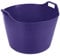 75L Extra large Garden flexi tub storage robust bucket/Multipurpose flexible Container (Purple)