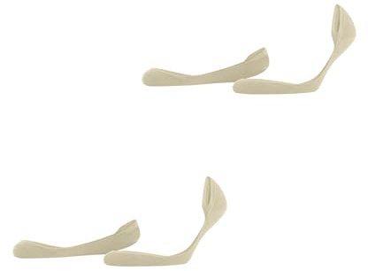 ESPRIT Damen Solid Low 2-Pack Füßlinge Baumwolle atmungsaktiv