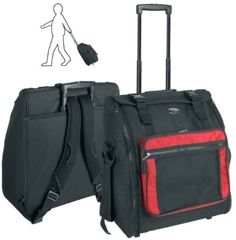 CNB Trolley-Bag für 3-reihige Steirische Harmonika – Gepolsterte Rolltasche mit Griff & Rollen – Wasserabweisend, leicht & robust – Sicherer Transport & Schutz für deine Harmonika unterwegs