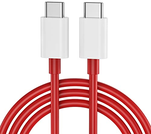 DUX DUCIS Type C Cable for OnePlus 8T / OnePlus 9 / OnePlus 9 Pro, [65W Warp Charge Cable] [USB C to USB C Cable] - 3.3FT/1M