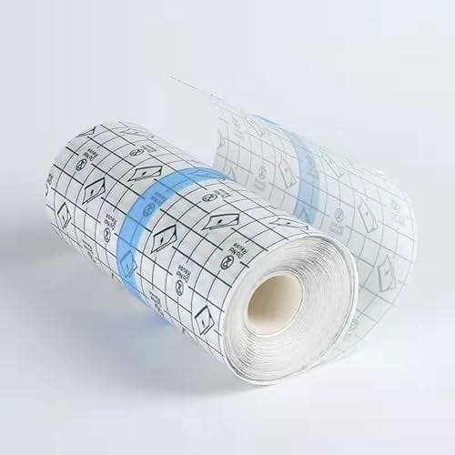 Tattoo Aftercare Waterproof Bandage 15 cm, Second Skin Healing Protective Bandages Transparent Stretch Antibacterial Wound Dressing Tape,Tattoo Bandage Clear Adhesive Antibacterial (15cm*2m)