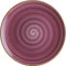 Bonna 6x Aura Blackberry Gourmet flacher Teller rund 25cm 3cm hoch Lila Creme Beerenton Porzellan ABBGRM25DZ Speiseteller Essteller Tafelservice Geschirr