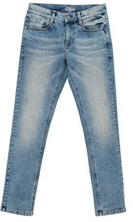 s.Oliver Boy's 2126712 Jeans, Seattle Regular Fit, Blue, 170/SLIM