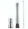 Stainless Steel Muddler for Cocktails, Cocktail Shaker Set Cocktail Muddler, Mixing Spoon and Measuring Jigger Professional Bar Tools for Delicious Cocktails, Drinks, Juices