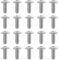 EMSea 20pcs Vis de Fixation Carénage de Moto M5x12mm Remplacement Compatible avec Honda Compatible avec Yamaha Vis de Fixation Carénage de Moto