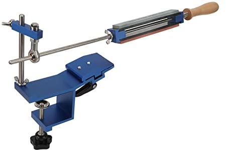 de Afilador de Cuchillos, ángulo Fijo Elevación Automática Construido en Resorte Kit de Afilado de Cuchillos de Chef Profesional para Pulido Fino