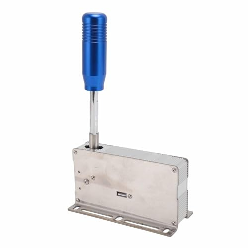 Beufee USB Sequential Shifter, Racing Wheel Fit Sequential Shifter SIM Racing SIM Racing Spiel SIM Racing Zubehör(Blau)