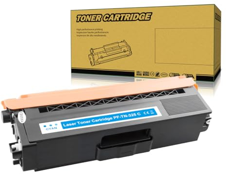 Okra Toner TN325 Cyan Kompatibel mit Brother TN-325C TN325C Toner für Brother DCP 9055 CDN 9055 CDW Brother HL 4150CDN 4140CN 4570CDW 4570CDWT Brother MFC 9465CDN 9460CDN 9970CDW