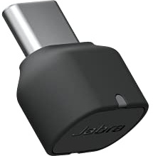 Jabra Link 380c MS USB-C Bluetooth Adapter – Wireless Dongle for Evolve2 85 and 65 Headsets (Renewed)
