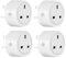 UseeLink Smart Plug WiFi Timer Socket , Voice Control WiFi Plugs Works with Alexa, Google Home and SmartThings, Light Timers For Home Security, App Smart Life/Tuya, Device Sharable,13A 4 pack