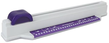Perforadora A4 de 30 Agujeros, Perforadora Manual con Capacidad para 6 Hojas con 4 Lomos de Encuadernación, Abrazadera de Fijación Desmontable para álbumes de Recortes,