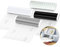 4 Rollen Smart Vinyl Permanent für Cricut Explore 3/Maker 3, Schwarz Weiß Silber Transferfolie Smart Adhesive Vinyl Permanent 33x100cm Plotterfolie Selbstklebend zum DIY Fenster Tassen Autos Banner