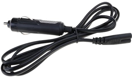 QishGO Fiambreras eléctricas de material plástico de 1,6 m, 12 V, 24 V, cable de alimentación, con cable de alimentación, adaptador de cable de alimentación para uso en coche