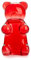 Balvi Azucarero Yummy Bear Color Rojo con Forma de Osito de gominola Vidrio 250 ml