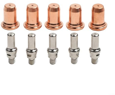 Plasmaschneider-Zubehör-Set, zehnteiliges Set, kompatibel mit Everlast PowerPlasma-Maschinen und IPT-Brennern
