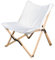 Rebecca Mobili RE7184 Regisseursessel, Outdoor-Sitz, Braun Weiß, Holz Polyester, Klappstuhl, mit Tragetasche, für Garten Camping - Maße HxBxT: 84 x 69 x 74 cm - Art. RE7184