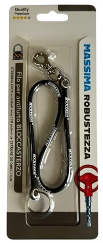 FLLAGG20 Laccetto Block Shaft Laccio per Chiave Blockshaft Auto Portachiavi n Silicone con Moschettone KeyChain Ganci per Bloccasterzo compatibile con Antifurto Catena per chiavi