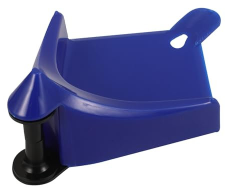 PRETYZOOM bloc de calage pour camion bloc de pneu bloc de roue robuste rampe de voiture automobile rampe de remorque rampe de pneu cales de roue cale de roue Plastique Blue