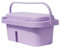 NVOQILIN Cubo de lavado de pinceles, limpiador de pinceles de artista, limpiador de pinceles de pintura con caja, cepillo de pintura para lavabo, lavadora de pinceles