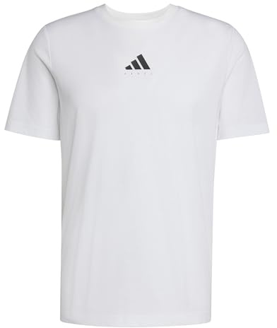 adidas Herren Padel Category Graphic Shirt, White, L