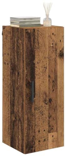 vidaXL Wandschrank Altholz 34,5 x 34 x 90 cm Holzwerkstoff