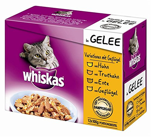 whiskas Variationen Gefluegel | 48x100g Katzenfutter