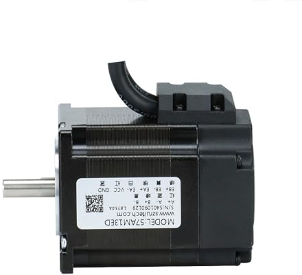 Rtelligent 57AM13ED Nema 23 Schrittmotor Closed Loop Einfache Servo 100Ncm 4.0A Bipolar 2 Phase 77mm Körperlänge Hybrid 4 Drähte Arduino für 3D-Drucker CNC-Maschine