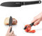 Dreamfarm Kneed | Cutting, Spreading and Scooping Knife with Built-in Plastic Wrap Cutter & Protective Cover | Black