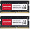【DDR4 RAM Nur für Laptops】 GIGASTONE 64GB Kit (2x32GB) DDR4 3200MHz (2933MHz or 2666MHz) PC4-25600(PC4-23400, 21300) CL22 1.2V SODIMM 260Pin Nicht-ECC ungepuffert Notebook Laptop Speicher-Upgrade