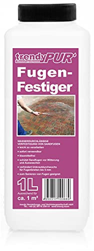 trendyPUR Fugenfestiger 1 L zur Verfestigung und Sanierung von Sandfugen ab 1 mm Fugenbreite