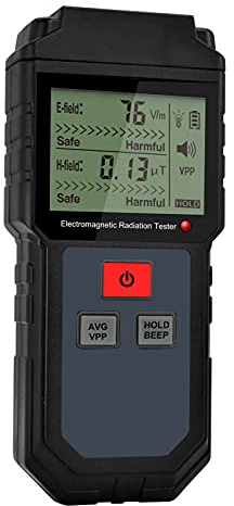 EMF-Messgerät, Elektromagnetisches Feld EMF-Messgerät, ET825 Tragbares Elektromagnetisches Strahlungsmessgerät, Digitales LCD-Display, EMF-Detektor, Datenspeicherung und klare Flüssigkristallanzeige