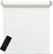 Elektrisches Rollo, weiß, 100% Blickdicht, inkl. Akku-Motor & Sender, 80x160 cm (1 ST)