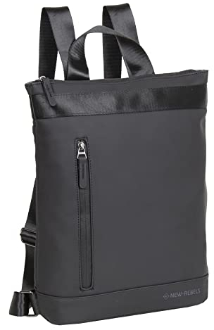 New Rebels Daley Rucksack 14L Schwarz Wasserabweisend