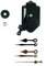 Clock-it Pendeluhrwerk mit Rohr. Kit für Reparatur, Ersatz oder Herstellung von Pendeluhren. DIY-Set.