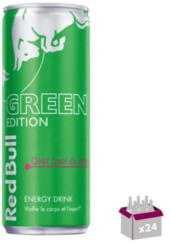 Boisson Énergisante Green Edition Fruit du dragon - 24 x 25 cL