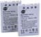 DSTE EN-EL5 Lot de 2 batteries de rechange, 1700 mAh, 3,7 V, compatibles avec Nikon Coolpix P530, P520, P510, P500, P100, P5000, P5100, P6000, P90, P80