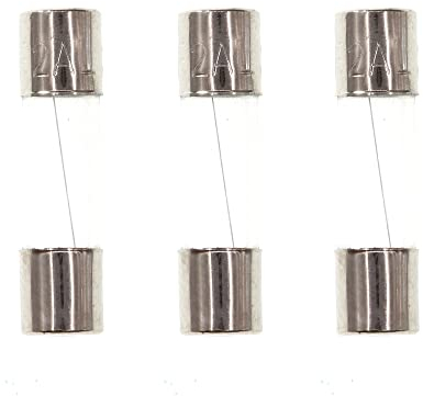 HUABAN 25 Stück F2AL250V 2A 2 Amp 250V 5 * 20mm Flinke Glassicherung