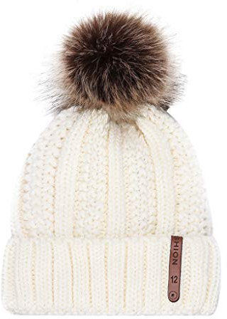 Strickmütze Damen Herren Wintermützen Warm Weiche Verdickte Wollstrick-warme Mode-Streifen-Frauen-Hut-Kappe Solide Winddichte Baseballmützen Unisex Strickmütze für Haar warm Wintermütze