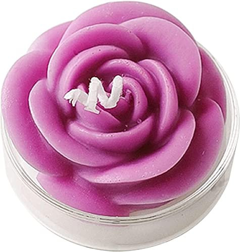 Candela profumata a forma di fiore di rosa, aroma in cera di soia, candela decorativa da tavolo, ideale come regalo di compleanno, ideale per meditazione, stress, bagno, yoga, festa della mamma,