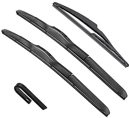 Limpiaparabrisas de vehículos Escobillas de limpiaparabrisas for Honda CR-V CR V CRV 3rd Gen RE Silicona 2007-2012 Parabrisas trasero delantero Accesorios de ventana Recarga Limpiaparabrisas para to